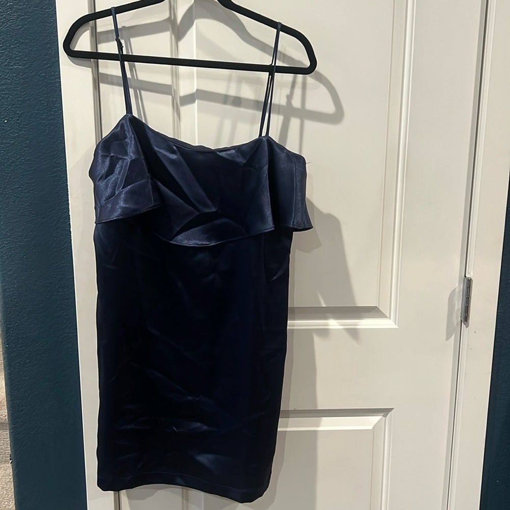 Large Kimchi Blue, Marine Blue Polyester Dress